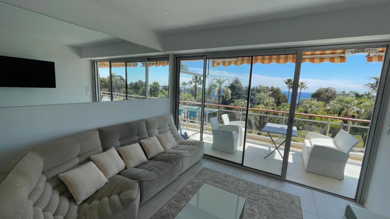 Appartement 2 Chambres Vue Mer Panoramique, Proche Croisette Cannes 발로리스 외부 사진