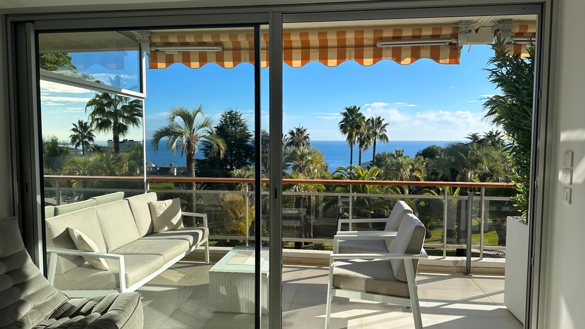 Appartement 2 Chambres Vue Mer Panoramique, Proche Croisette Cannes 발로리스 외부 사진