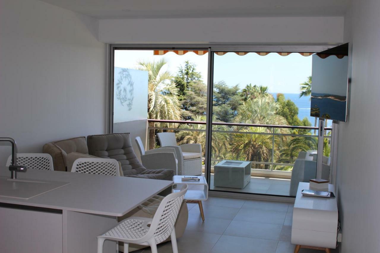 Appartement 2 Chambres Vue Mer Panoramique, Proche Croisette Cannes 발로리스 외부 사진