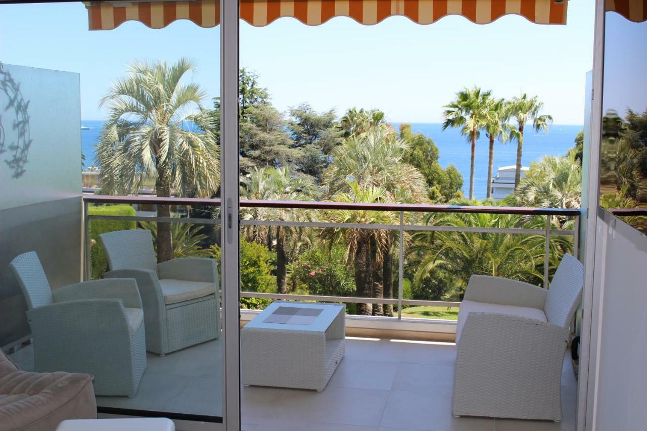 Appartement 2 Chambres Vue Mer Panoramique, Proche Croisette Cannes 발로리스 외부 사진